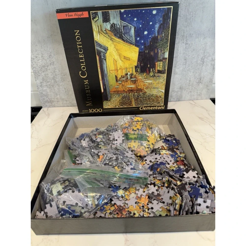 Museum Collection Van Gogh Cafe Terrace At Night 1000 pc Puzzle by Clementoni
